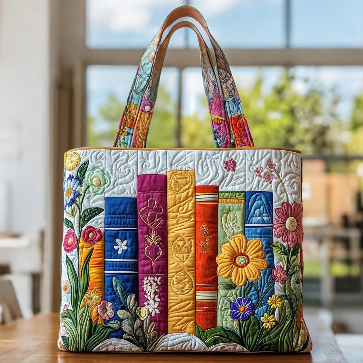 Sac Artisanal - Bibliothèque Fleurie